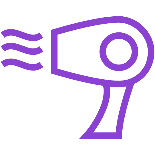Filled, Hair, Dryer Icon Free Of Hotel And Spa Icons