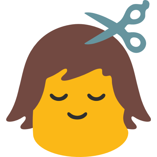 Haircut Emoji For Facebook, Email Sms Id