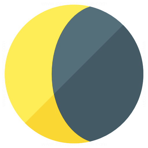 Iconexperience G Collection Moon Half Icon
