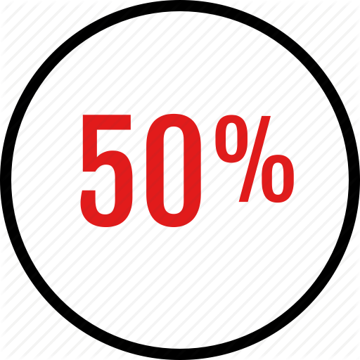 Data, Half, Infographic, Information, Percent Icon Icons Flat