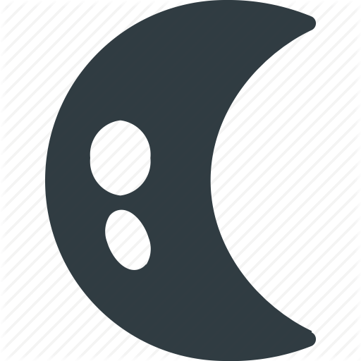 Forcast, Half, Moon, Night, Weather Icon