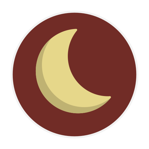 Half, Moon Icon