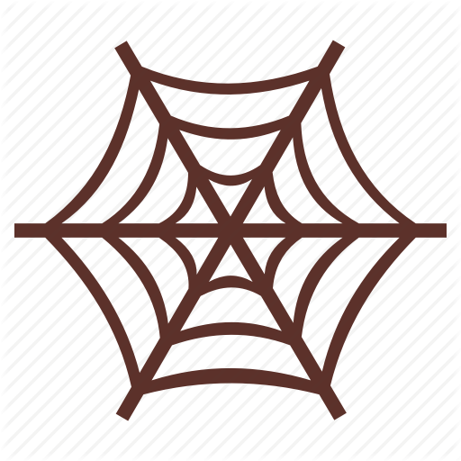 Halloween, Net, Spider Icon
