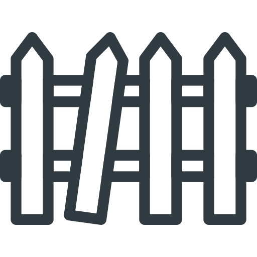 Fence, Halloween Icon