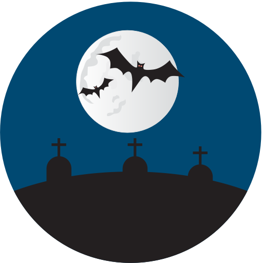 Grave Yard, Graves, Halloween Icon
