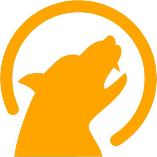 Orange Werewolf Icon