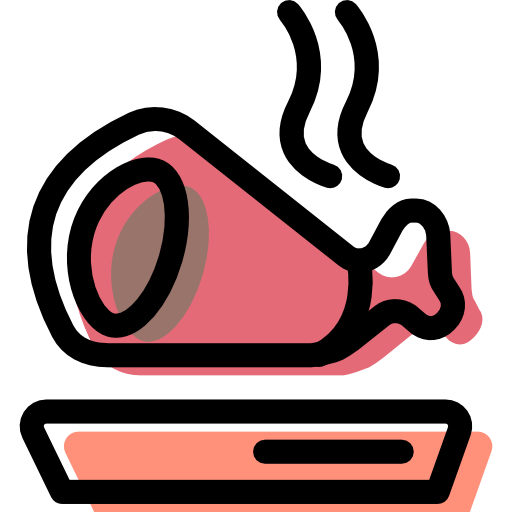 Ham, Icon Free Of Drink And Food Assets