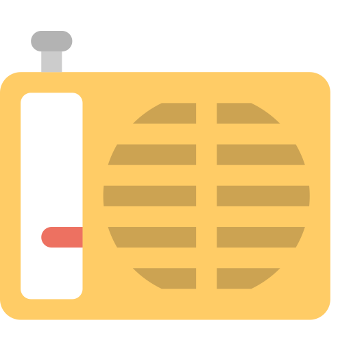 Radio Icon Flat Free Sample Iconset Squid Ink