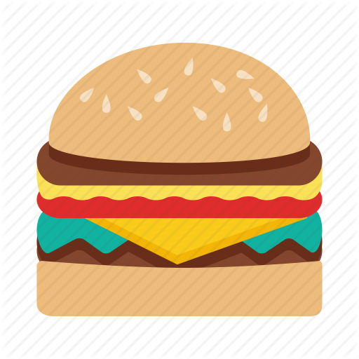 Fast Food, Food, Hamburger Icon
