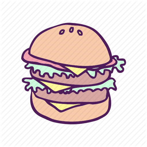 Hamburger Drawn Transparent Png Clipart Free Download