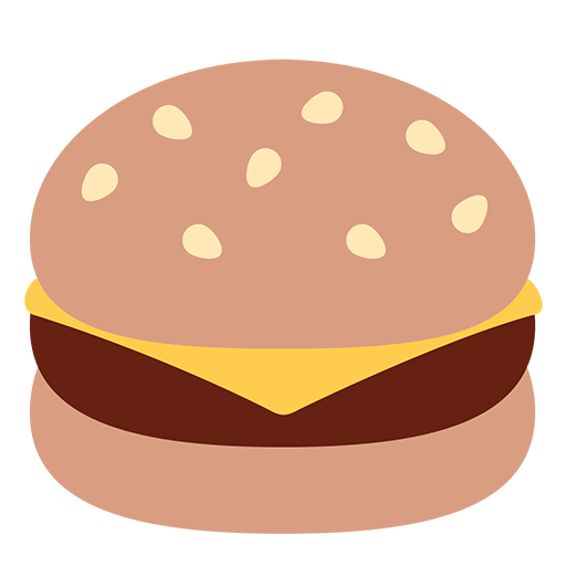 Hamburger Emoji For Facebook, Email Sms Id