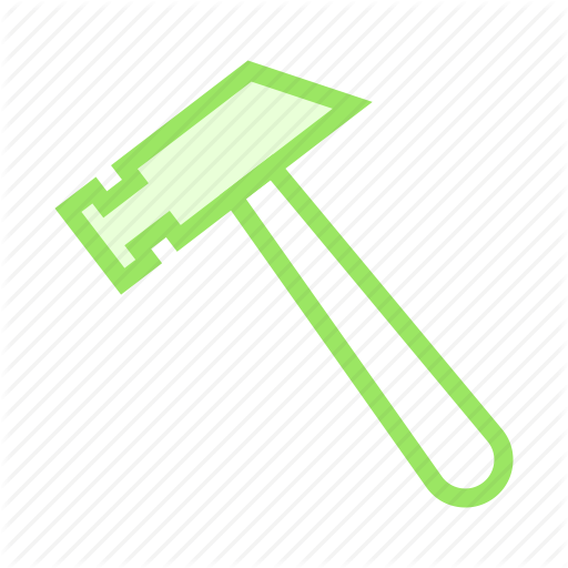 Construction, Hammer, Maintenance, Setting, Tools Icon