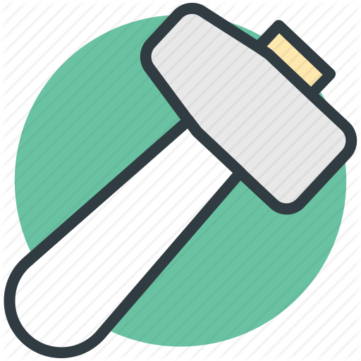 Hammer, Hand Tool, Hit Tool, Mallet, Manual Tool Icon
