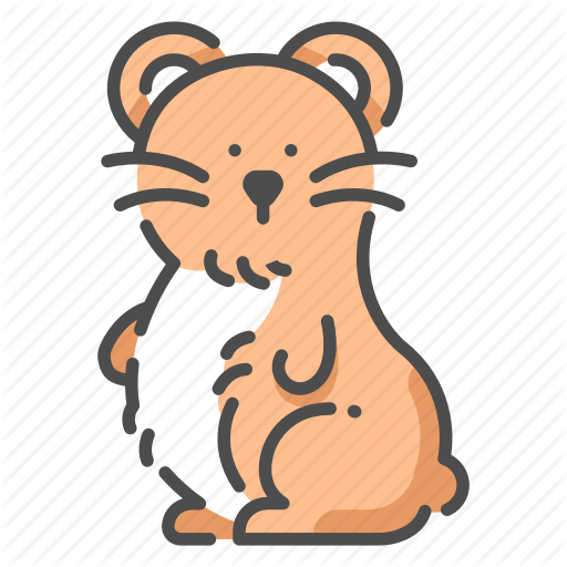 Animal, Cute, Hamster, Mouse, Pet Icon