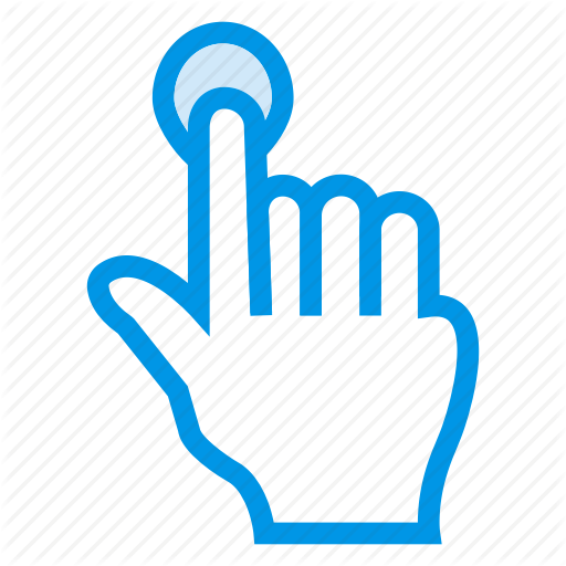 Click, Finger, Hand, Mouse, Pointer, Screen, Touch Icon