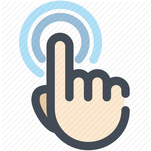 Hand Click Icon at GetDrawings | Free download