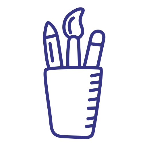 Paintings, Brush, Pencil, Pen Icon Free Of School Outline