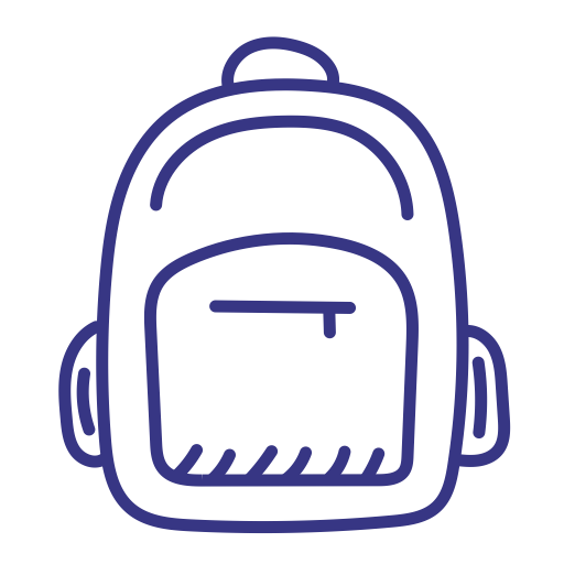Backpack, Knapsack, Rucksack, Schoolbag Icon