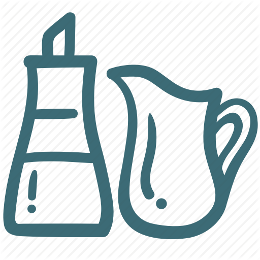 Bottle, Coffee, Hand Drawn, Ketchup, Milk, Sweet, Syrup Icon