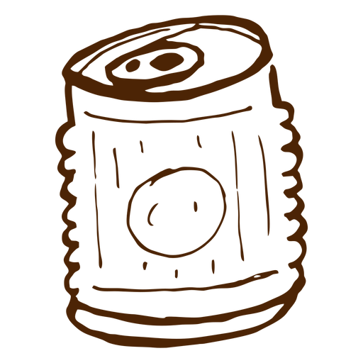 Hand Drawn Drink Can Icon
