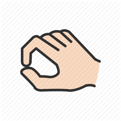 Grab, Hand, Pinch, Tool Icon