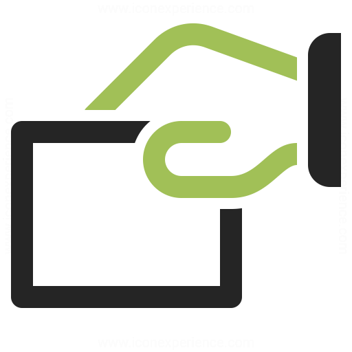 Hand Paper Icon Iconexperience