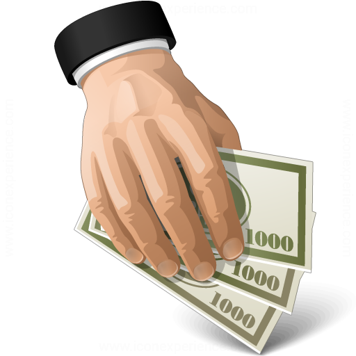 Iconexperience V Collection Hand Money Icon