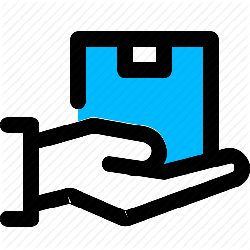 Box, Crate, Hand, Handle With Care Icon