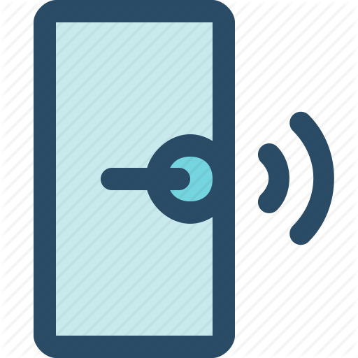 Door, Handle, Internet Of Things, Iot, Smart House, Technology Icon