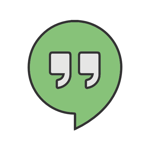 Hangouts Icon Free Of Social Media Logos I Filled Line