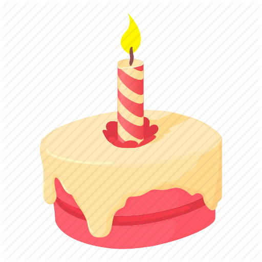 Birthday, Cake, Cartoon, Cupcake, Decoration, Fun, Meal Icon