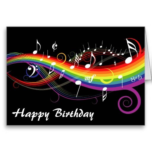 Happy Birthday Wishes In Musical Notes Happy Birthday Facebook