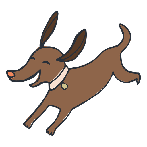 Happy Pet Dog Cartoon