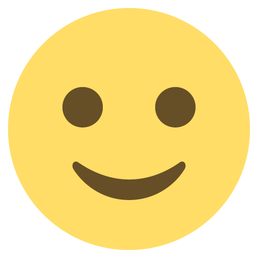 Slightly Smiling Face Emoji Emoticon Vector Icon Free Download