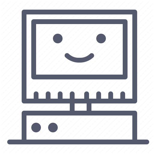 Mac, Old, Pc, Retro, Server, Vintage Icon