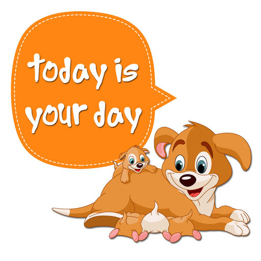 Cute Mom Baby Animals Mothers Day Sticker Pack