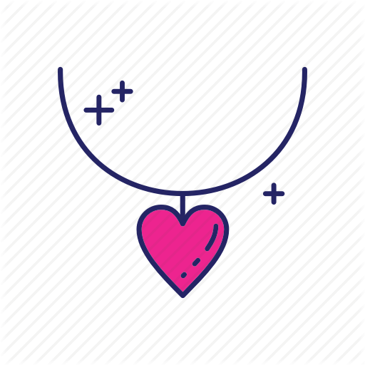 Day, Happy, Mothers, Necklace Icon