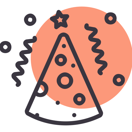 Happy New Year Lightsalmon Icon