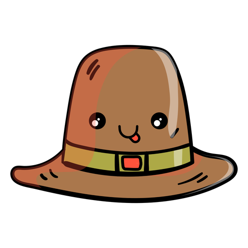 Pilgrim Hat Cartoon Icon