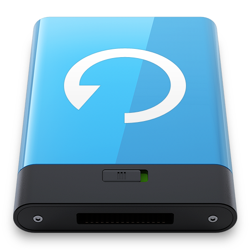 Blue Backup W Icon Free Download As Png And Icon Easy