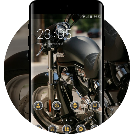 Harley Davidson Free Android Theme U Launcher