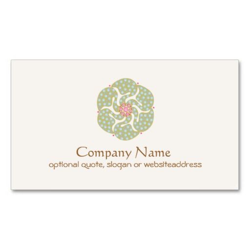 Harmony Symbol Business Card Yoga Business Cards Art Business