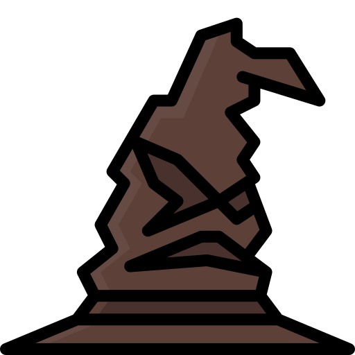 Harry, Potter, Sorting, Hat Icon Free Of Harry Potter Colour