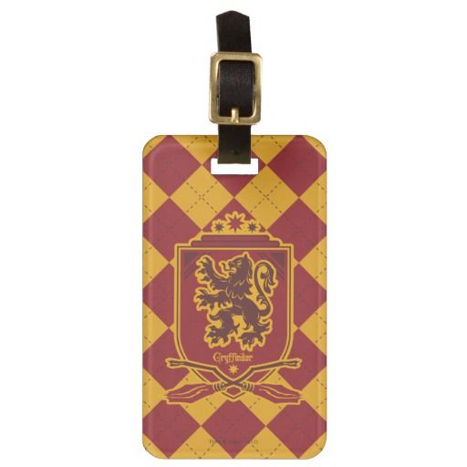 Harry Potter Gryffindor Lion Icon Luggage Tag