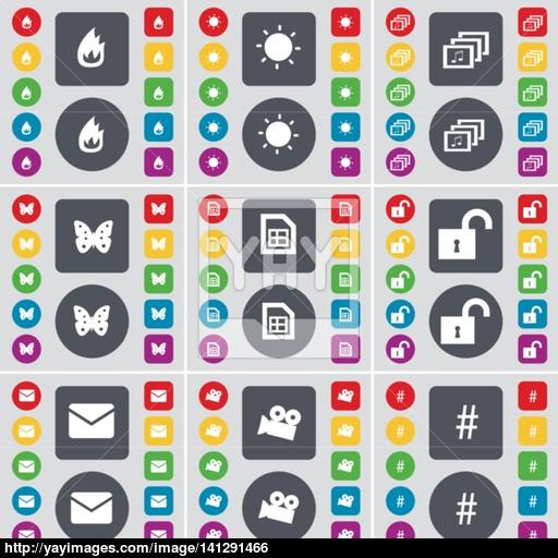 Fire, Light, Gallery, Butterfly, File, Lock, Message, Film Camera