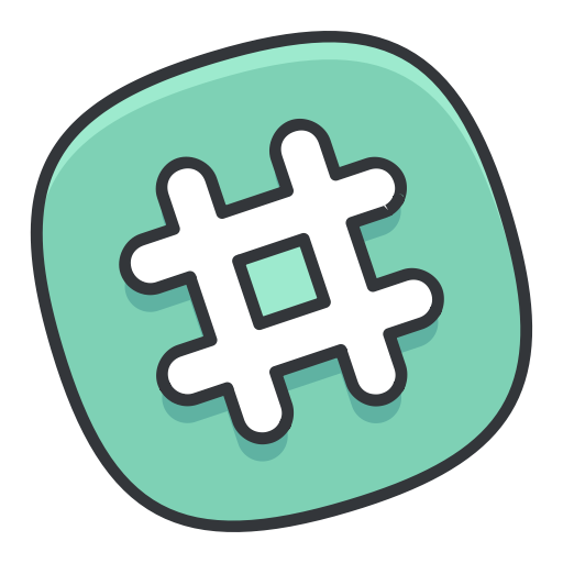 Media, Internet, Online, Hashtag, Social, Network Icon