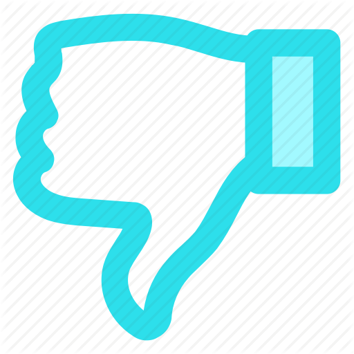Circle, Dislike, Down, Hate, Red, Reject, Thumbsicon Icon