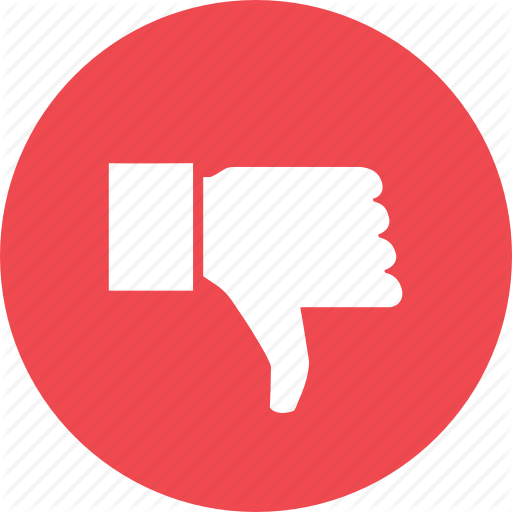Dislike, Down, Hand, Hate, Negative, Reject, Thumb Icon