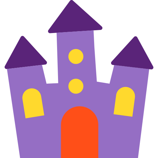 Haunted House Amusement Park Png Icon