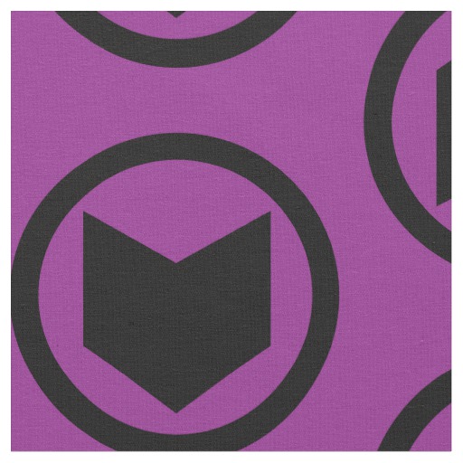 Hawkeye Retro Icon Fabric